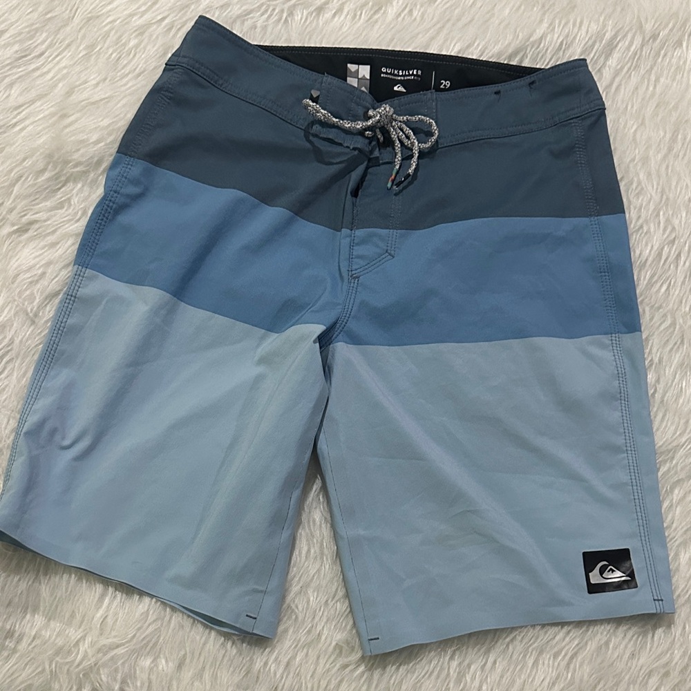 Quiksilver Men's Multi-Blue Board Shorts